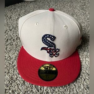 NWT Chicago White Sox New Era 2024 Fourth of July 59FIFTY Fitted Hat Size 7 7/8